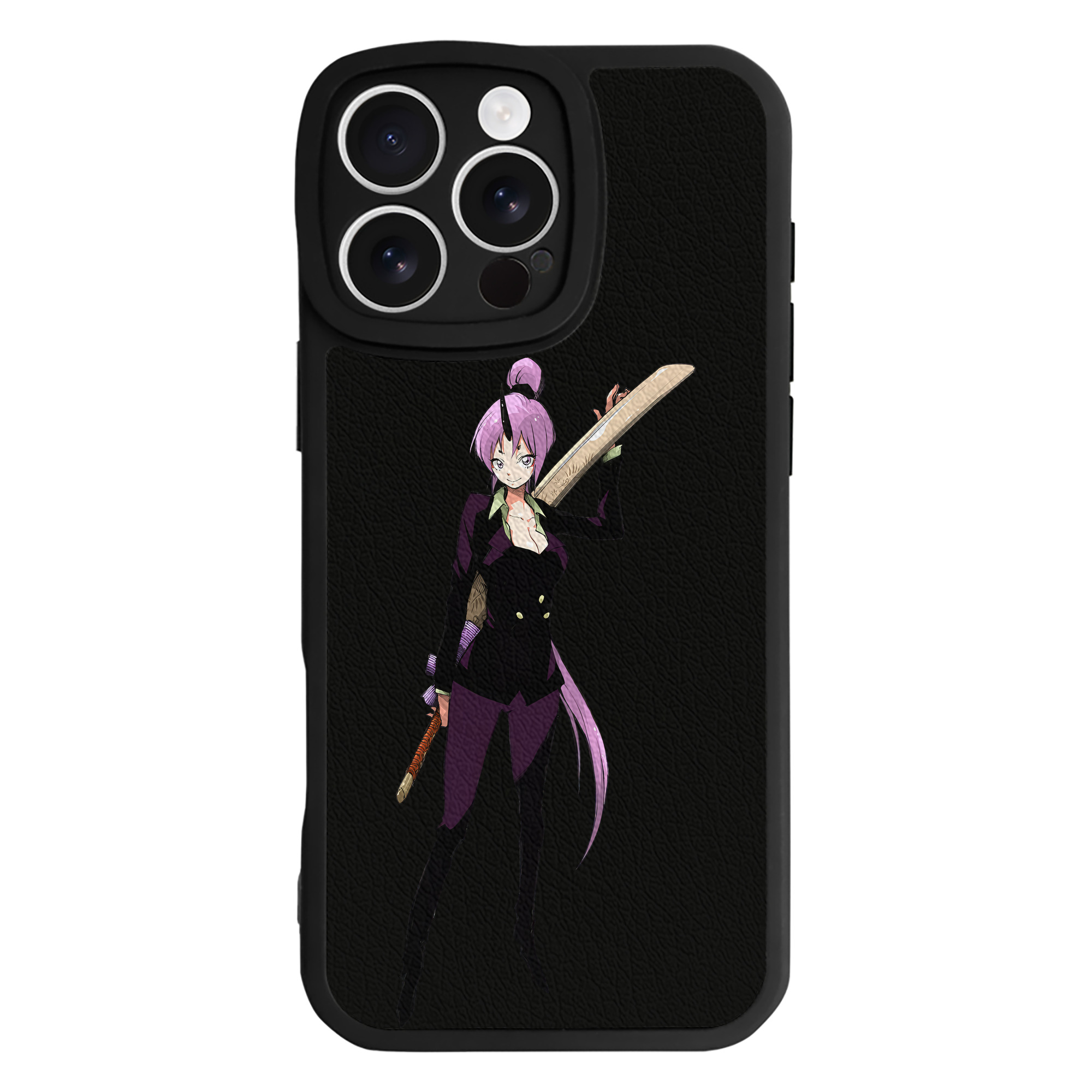 転スラ Regarding Reincarnated to Slime 【iPhone 16シリーズ対応】シリコンスマホケース（レザー調） 材質：シリコン